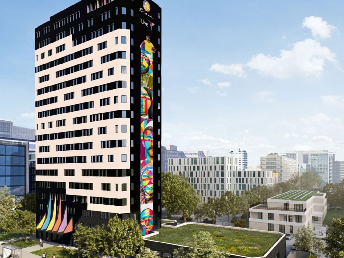 MAG und i Live Group entwickeln Bürohochhaus in Frankfurt-Niederrad zu modernem Wohn- und Lebensort weiter